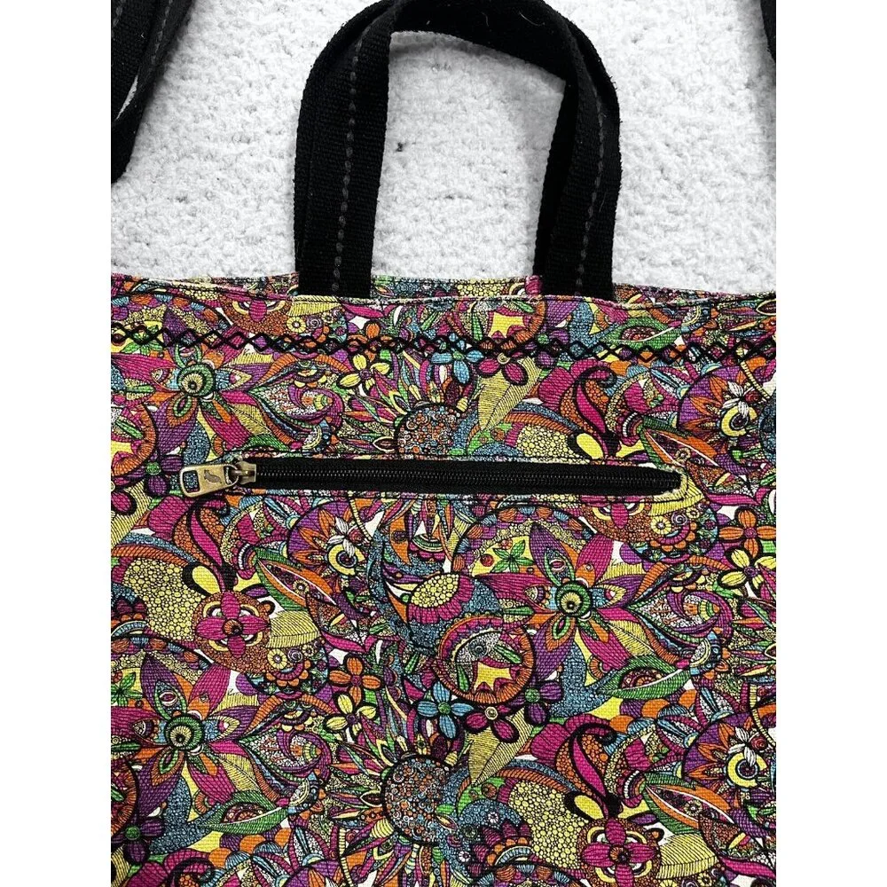 Sakroots Multicolor Adjustable Strap Tote Bag Purse - Picture 2 of 16